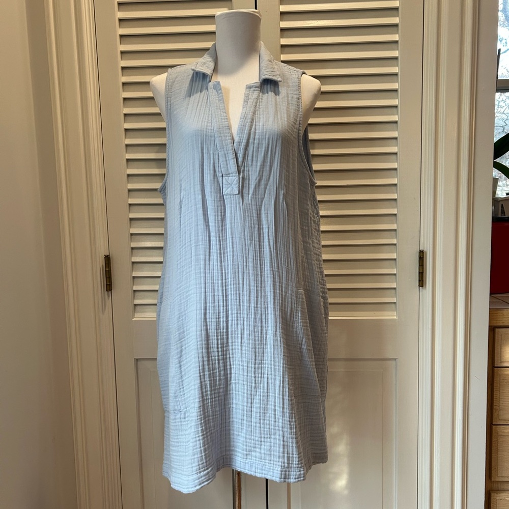 Lou &  Grey Cotton Summer Dress NWT - Picture 2 of 9